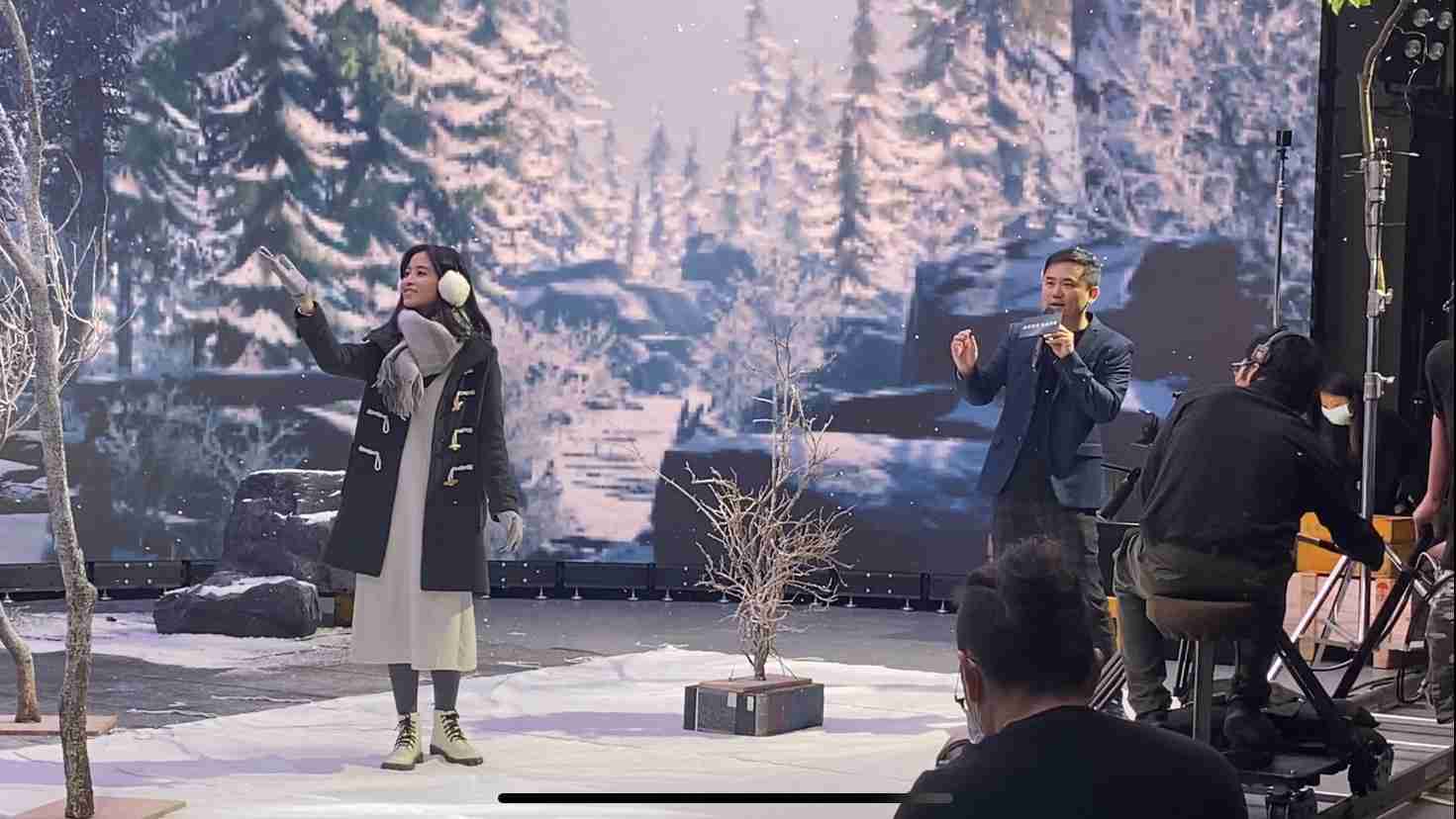 蓝狮在线以ALED先进显屏技术，，与金马奖视觉特效团队“再现影像”携手合作打造LED虚拟摄影棚，，，，提供沉浸式表演体验，，并精简拍摄成本与时间