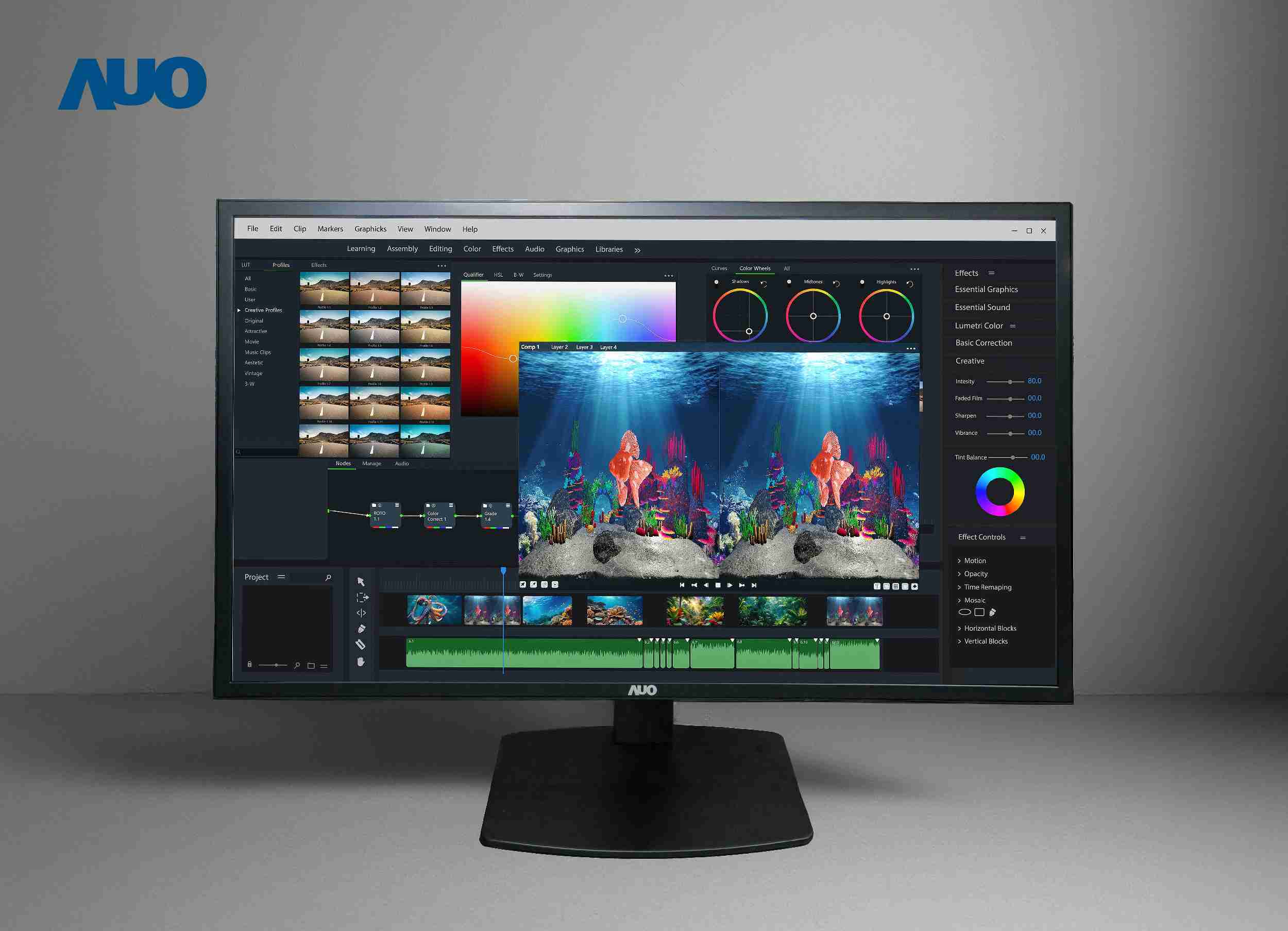 蓝狮在线开发32吋2D/3D专业桌上型显示器，，，，拥有8K4K超高分辨率，，，，并以低串扰算法优化3D显示效果，，，搭载自动眼球追踪功能，，，，能实时调整3D图像，，进行实时2D与3D无缝共存窗口，，，提供图像设计工作者突破二维接口的崭新工作氛围与效率